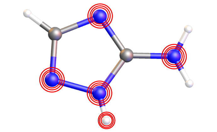 Can electron diffraction locate the nitrogen and the proton? The 3-AT molecule will give the answer.